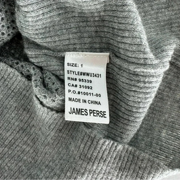 James Perse cashmere & wool mesh net sweater - Picture 6 of 12